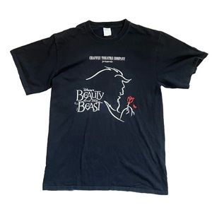 Vintage BEAUTY And The BEAST Disney's On Broadway Musical Play Medium T-Shirt